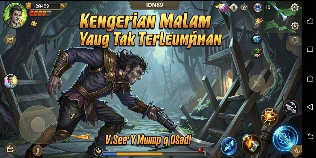 Gameplay menegangkan dari IDN89 dengan suasana Horror yang mencekam.