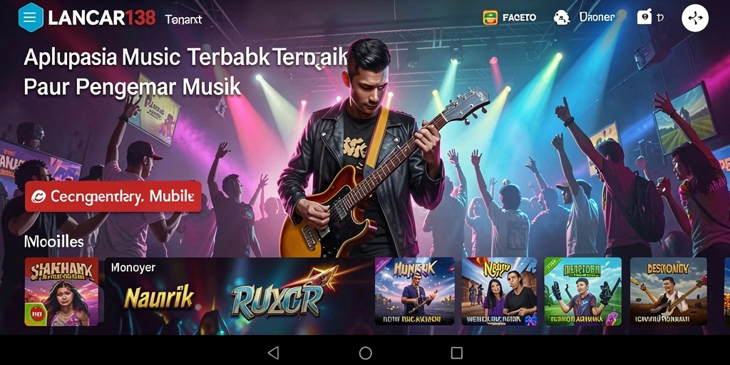 Tampilan gameplay interaktif di LANCAR138 dengan berbagai alat musik.