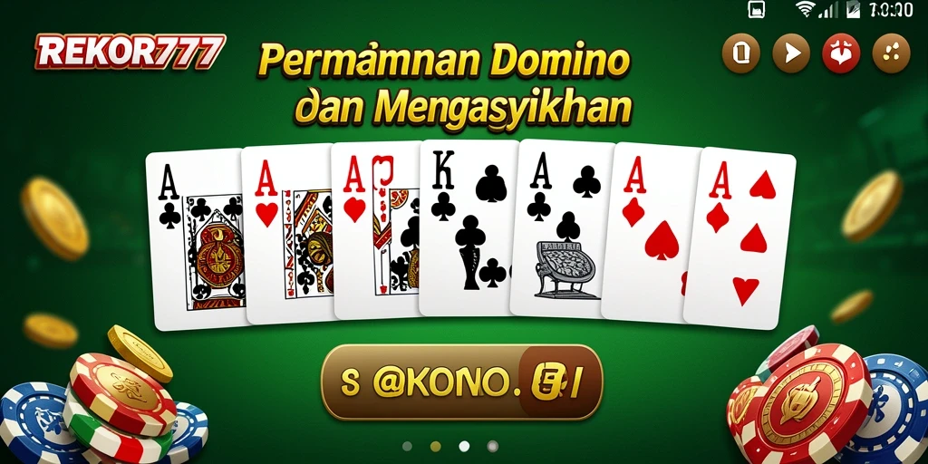Screenshot gameplay menampilkan suasana seru permainan Domino.