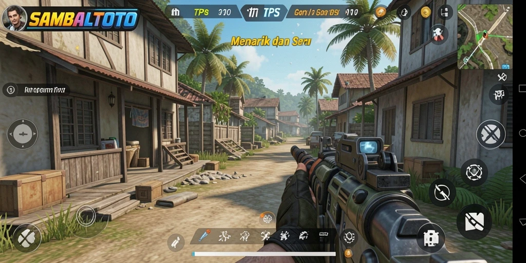 Tangkapan layar gameplay menampilkan aksi seru di SAMBALTOTO.
