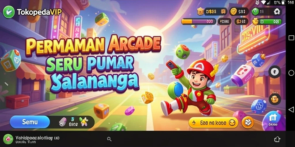 Gameplay memukau dan penuh tantangan di TOKOPEDIAVIP.